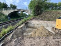 Banedanmark river bro ned i Regstrup som forberedelse til eltog